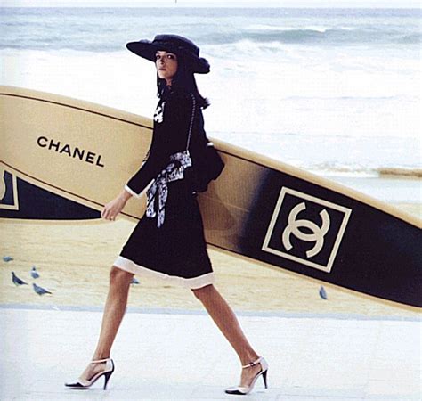 chanel surf shirt|gisele Chanel surfboard.